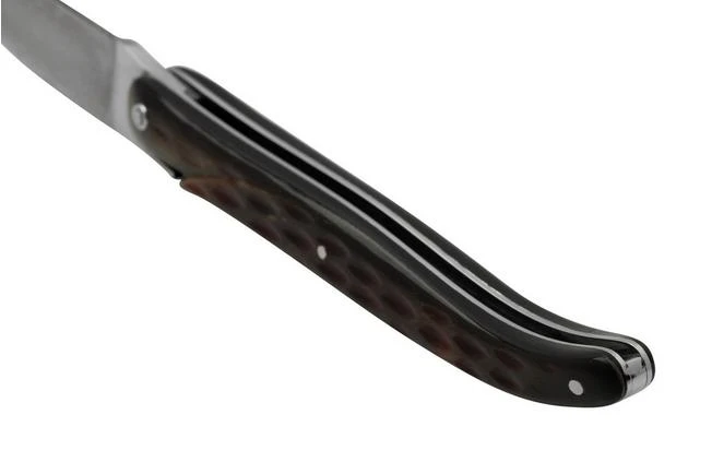 Laguiole En Aubrac 0512BULI-FQI1 Buffalo Horn Japanese Damascus, Pocket Knife 6 Laguiole En Aubrac 0512BULI-FQI1 Buffalo Horn Japanese Damascus, Pocket Knife - Image 4