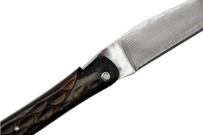 Laguiole En Aubrac 0512BULI-FQI1 Buffalo Horn Japanese Damascus, Pocket Knife 7 Laguiole En Aubrac 0512BULI-FQI1 Buffalo Horn Japanese Damascus, Pocket Knife - Image 5