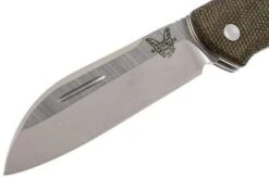 Benchmade Proper 319 Canvas Micarta Slipjoint Pocket Knife -Knives and Tools Shop BE319 03 benchmade be319 03