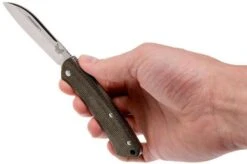 Benchmade Proper 319 Canvas Micarta Slipjoint Pocket Knife -Knives and Tools Shop BE319 08 benchmade be319 08