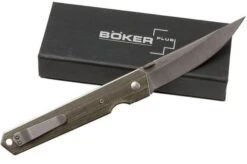 Böker Plus Kwaiken, Pocket Knife, Micarta Handle, Blade Length 9 Cm 19 Böker Plus Kwaiken, Pocket Knife, Micarta Handle, Blade Length 9 Cm -Knives and Tools Shop BO01BO291 09 boker plus kwaiken v2 bo01bo291 09 1