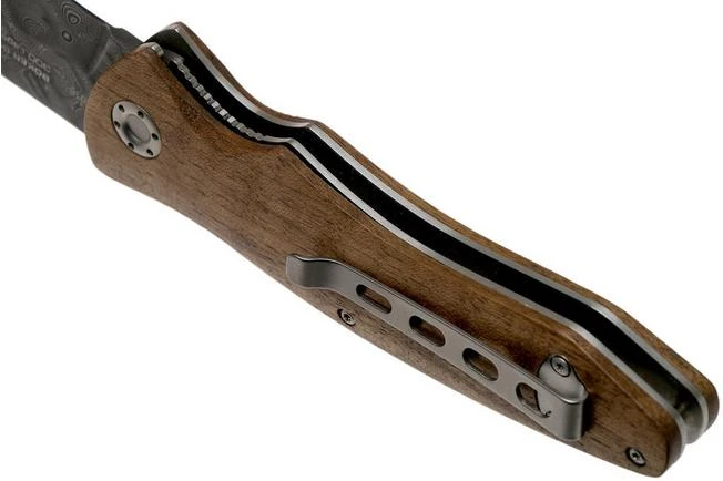 Böker Tirpitz Damast Wood 42 Limited Edition 110197DAM Pocket Knife 8 Böker Tirpitz Damast Wood 42 Limited Edition 110197DAM Pocket Knife - Image 6