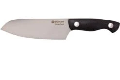 Böker 131266 Saga Santoku Knife 16 Cm, Blue Satin Finish