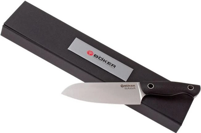 Böker 131266 Saga Santoku Knife 16 Cm, Blue Satin Finish 9 Böker 131266 Saga Santoku Knife 16 Cm, Blue Satin Finish - Image 7