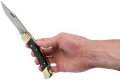 Buck 110 Folding Hunter, With Finger Grooves -Knives and Tools Shop BUCK0110BRSFG B 08 buck v201907