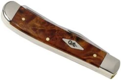 Case Mini Trapper Autumn Maple Burl Wood, 11545, 7207 SS Pocket Knife 9 Case Mini Trapper Autumn Maple Burl Wood, 11545, 7207 SS Pocket Knife -Knives and Tools Shop CE11545 04 case