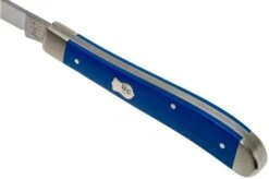 Case Slimline Trapper Blue G10 Smooth, 16746, 101048 SS Pocket Knife -Knives and Tools Shop CE16746 06 case
