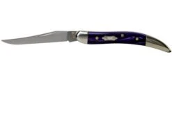 Case Knives Small Texas Toothpick Wicked Purple Smooth Kirinite, 17333, 1010096 SS Pocket Knife