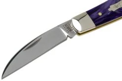 Case Knives Sway Back Wicked Purple Smooth Kirinite, 17334, TB101117 SS Pocket Knife -Knives and Tools Shop CE17334 03 case