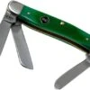 Case Medium Stockman Clover Green Bone, Sawcut Jig, 23214, 6318 SS Pocket Knife