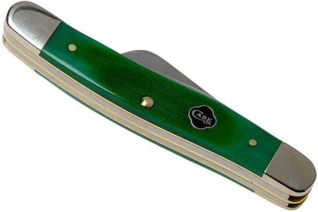 Case Medium Stockman Clover Green Bone, Sawcut Jig, 23214, 6318 SS Pocket Knife 6 Case Medium Stockman Clover Green Bone, Sawcut Jig, 23214, 6318 SS Pocket Knife - Image 4