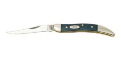 Case Small Texas Toothpick Navy Blue Synthetic, 23617, 4254 SS Pocket Knife