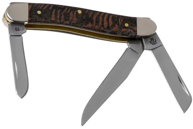 Case Medium Stockman Black Sycamore Wood, 25573, 7318 SS Pocket Knife 4 Case Medium Stockman Black Sycamore Wood, 25573, 7318 SS Pocket Knife - Image 2