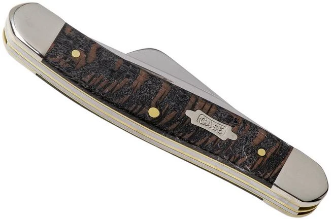 Case Medium Stockman Black Sycamore Wood, 25573, 7318 SS Pocket Knife 6 Case Medium Stockman Black Sycamore Wood, 25573, 7318 SS Pocket Knife - Image 4