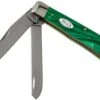 Case Trapper SparXX Green Pearl Kirinite Smooth, 27370, 10254 SS Pocket Knife -Knives and Tools Shop CE27370 01 case