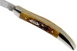 Case Small Texas Toothpick Antique Bone, Rogers Corn Cob Jig, 52837, 610096 SS Pocket Knife 13 Case Small Texas Toothpick Antique Bone, Rogers Corn Cob Jig, 52837, 610096 SS Pocket Knife -Knives and Tools Shop CE52837 06 case