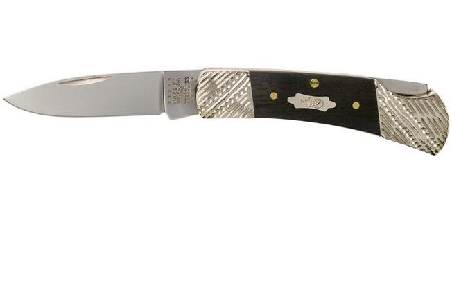 Case Lockback Ebony Wood, Worked Bolsters, 59672, 71225L SS Pocket Knife 3 Case Lockback Ebony Wood, Worked Bolsters, 59672, 71225L SS Pocket Knife