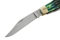 Case Jig Large Stockman, Hunter Green Bone, Deep Canyon, 75833, 6375 SS, Pocket Knife -Knives and Tools Shop CE75833 03 case