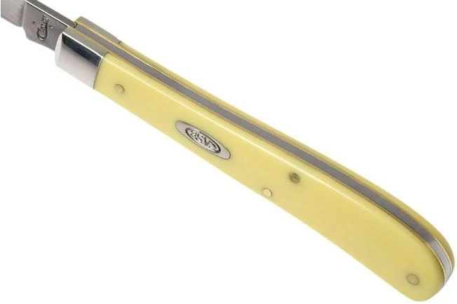 Case Slimline Trapper Yellow Synthetic, 80031, 31048 SS Pocket Knife 8 Case Slimline Trapper Yellow Synthetic, 80031, 31048 SS Pocket Knife - Image 6