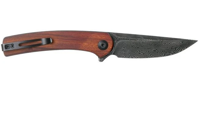 Civivi Mini Asticus C19026B-DS2 Damascus, Cuibourtia Pocket Knife 4 Civivi Mini Asticus C19026B-DS2 Damascus, Cuibourtia Pocket Knife - Image 2