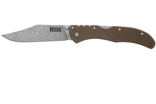Cold Steel Range Boss Lockback Flat Dark Earth 20KR9 Pocket Knife 3 Cold Steel Range Boss Lockback Flat Dark Earth 20KR9 Pocket Knife