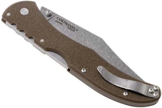 Cold Steel Range Boss Lockback Flat Dark Earth 20KR9 Pocket Knife 6 Cold Steel Range Boss Lockback Flat Dark Earth 20KR9 Pocket Knife - Image 4