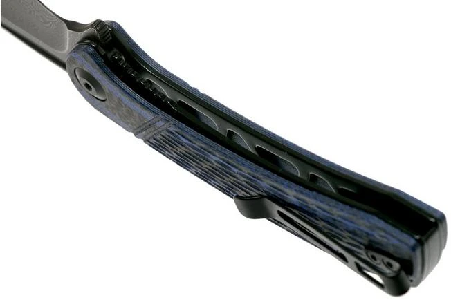 Civivi Dogma C2014DS-2 Damascus, Carbon Fibre & Blue G10 Pocket Knife 7 Civivi Dogma C2014DS-2 Damascus, Carbon Fibre & Blue G10 Pocket Knife - Image 5