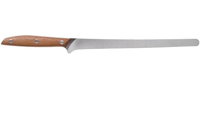 Due Cigni 1896, 2C1013NO Ham Knife 24 Cm, Walnut Wood 4 Due Cigni 1896, 2C1013NO Ham Knife 24 Cm, Walnut Wood - Image 2