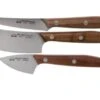 Due Cigni 1896, 2C1018NO 3-piece Cheese Knife Set, Walnut Wood 2 Due Cigni 1896, 2C1018NO 3-piece Cheese Knife Set, Walnut Wood -Knives and Tools Shop DG2C1018NO 01 due signi 1896