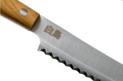 Due Cigni Hakucho Pankiri/ Bread Knife 21 Cm, Olive Wood -Knives and Tools Shop DG2C510OL 04 due cigni