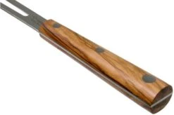 Due Cigni Hakucho Meat Fork 18.5 Cm, Olive Wood -Knives and Tools Shop DG2C511OL 04 due cigni