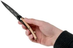 Deejo Tattoo Black 37g, Juniper Wood, Art Deco 1GB105 Pocket Knife -Knives and Tools Shop DJ1GB105 08 deejo