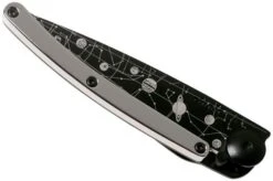 Deejo Tattoo Gold Black 27g, White Gold Gilded, Astro DJ9GM000022 Pocket Knife -Knives and Tools Shop DJ9GM000022 04 deejo