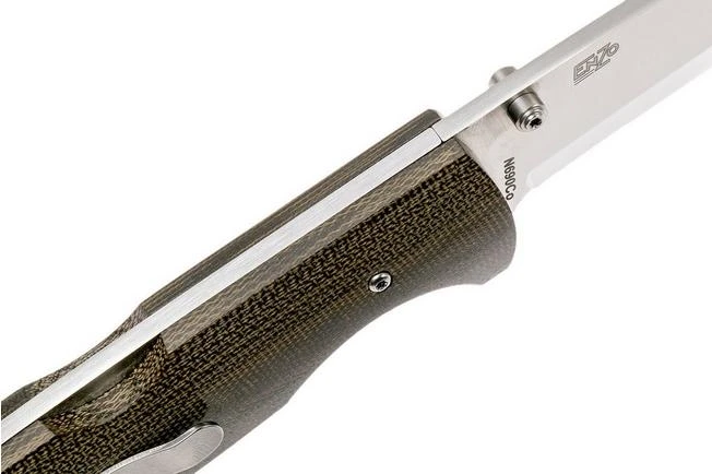 Brisa Borka 90 - N690 Scandi - Green Micarta-2850 8 Brisa Borka 90 - N690 Scandi - Green Micarta-2850 - Image 6