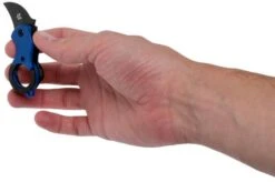 Fox Mini-KA FX-535BLB Blue & Black, Karambit Keychain Knife -Knives and Tools Shop FOFX 535BLB 07 fox knives 1