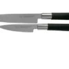 Kai Wasabi Black Two-piece Knife Set, Paring Knife And Utility Knife -Knives and Tools Shop KA67 W20 01 kai wasabi