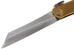 Higonokami Pocket Knife 7 Cm HIGO09, Blue Paper Steel, Messing 12 Higonokami Pocket Knife 7 Cm HIGO09, Blue Paper Steel, Messing -Knives and Tools Shop KT HIGO09 03 higonokami kt higo09 03