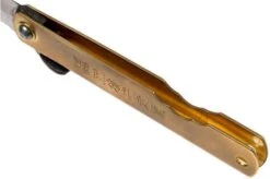 Higonokami Pocket Knife 7 Cm HIGO09, Blue Paper Steel, Messing 14 Higonokami Pocket Knife 7 Cm HIGO09, Blue Paper Steel, Messing -Knives and Tools Shop KT HIGO09 05 higonokami kt higo09 05