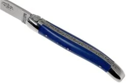 Forge De Laguiole 1211INTCBLEB 11cm, Blue Micarta, Laguiole Knife -Knives and Tools Shop LA1211INTCBLEB 07 forge de laguiole