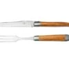 Forge De Laguiole Carving Set Olivewood, 1217INOLF17 -Knives and Tools Shop LA1217INOLF17 01 forgedelaguiole 1