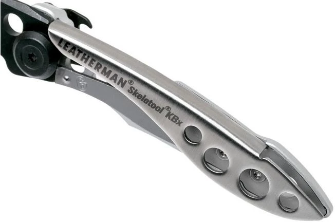 Leatherman Skeletool Knife KBx Black & Silver Pocket Knife Partially Serrated, Limited Edition 832617 8 Leatherman Skeletool Knife KBx Black & Silver Pocket Knife Partially Serrated, Limited Edition 832617 - Image 6
