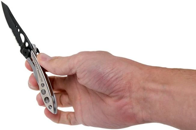 Leatherman Skeletool Knife KBx Black & Silver Pocket Knife Partially Serrated, Limited Edition 832617 9 Leatherman Skeletool Knife KBx Black & Silver Pocket Knife Partially Serrated, Limited Edition 832617 - Image 7