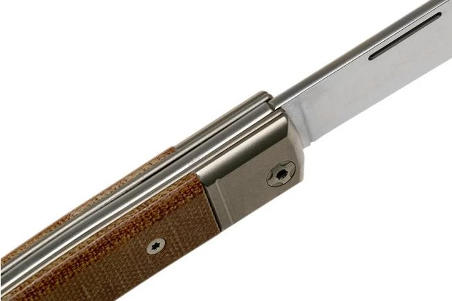 Lionsteel BestMan BM2 CVN Natural Canvas Micarta Slipjoint Pocket Knife 8 Lionsteel BestMan BM2 CVN Natural Canvas Micarta Slipjoint Pocket Knife - Image 6