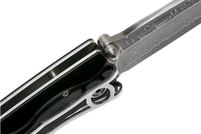 Mcusta MC-17D Classic Wave, Black Pakkawood, Gentleman's Knife 8 Mcusta MC-17D Classic Wave, Black Pakkawood, Gentleman's Knife - Image 6