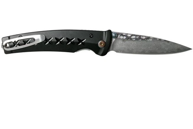 Mcusta MC-161D Fusion, Black, Handle/blade: Black Aluminium And Damascus 4 Mcusta MC-161D Fusion, Black, Handle/blade: Black Aluminium And Damascus - Image 2