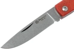 Maserin Scout Red Micarta Pocket Knife, 163-MR -Knives and Tools Shop ME 163 MR 03 maserin scout 1