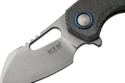 MKM Isonzo FX03M-3BC Clippoint M390, Black Canvas Micarta Pocket Knife, Jesper Voxnaes Design 16 MKM Isonzo FX03M-3BC Clippoint M390, Black Canvas Micarta Pocket Knife, Jesper Voxnaes Design -Knives and Tools Shop MMK FX03M 3BC 07 mkm
