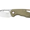 MKM Isonzo FX03M-3GC Clippoint M390, Green Canvas Micarta Pocket Knife, Jesper Voxnaes Design -Knives and Tools Shop MMK FX03M 3GC 01 mkm