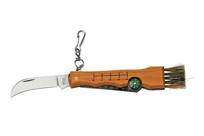 Mercury Mico 2 9M2UFC Olive Wood, Mushroom Knife With Compass 4 Mercury Mico 2 9M2UFC Olive Wood, Mushroom Knife With Compass - Image 2