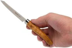 Nesmuk SOUL Paring Knife 9,6 Cm, Olive Wood, S3O902013 -Knives and Tools Shop NES3O902013 06 nesmuk soul nes3o902013 06
